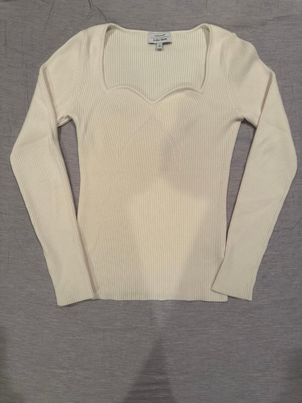 &other stories ribbed knit sweater